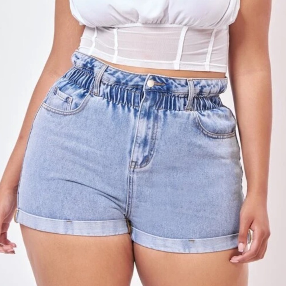 Shein paper bag Jean shorts size l
